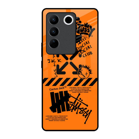 Anti Social Club Glossy Case for Vivo V27 5G