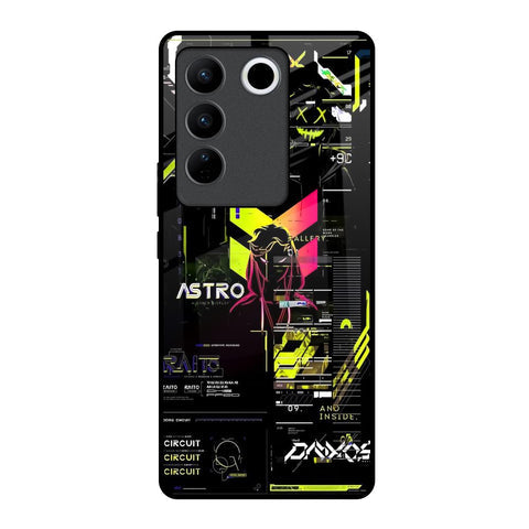 Astro Glitch Glossy Case for Vivo V27 5G