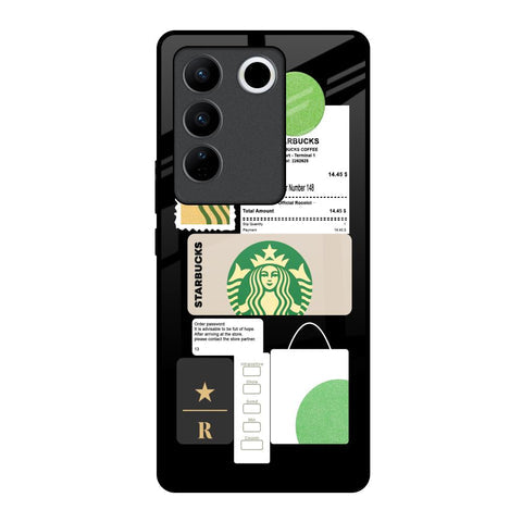 Coffee Latte Glossy Case for Vivo V27 5G