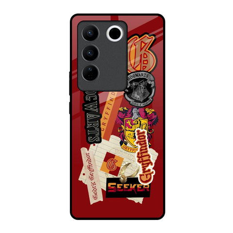 Gryffindor Glossy Case for Vivo V27 5G