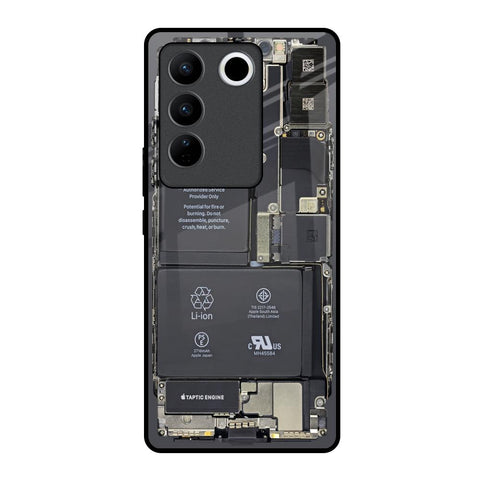 Skeleton Inside Glossy Case for Vivo V27 5G