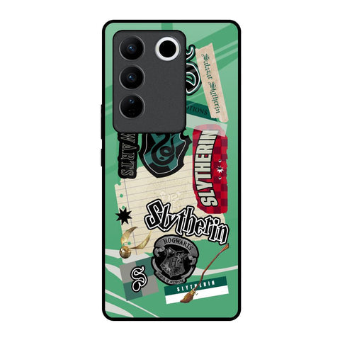 Slytherin Glossy Case for Vivo V27 5G