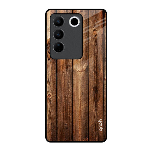Timber Printed Glossy Case for Vivo V27 5G