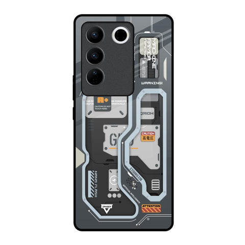 Retro Futuristic Glossy Case for Vivo V27 5G