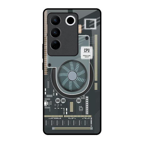 Motherboard Circuit Glossy Case for Vivo V27 5G