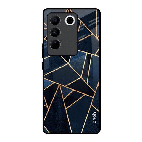 Abstract Tiles Glossy Case for Vivo V27 5G