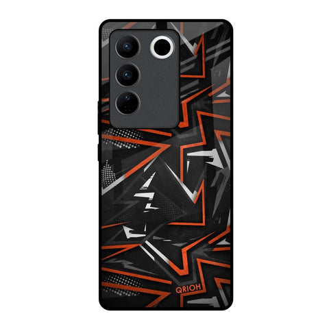 Vector Art Glossy Case for Vivo V27 5G