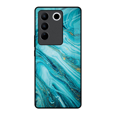 Ocean Marble Glossy Case for Vivo V27 5G