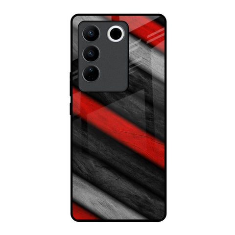 Soft Wooden Texture Glossy Case for Vivo V27 5G