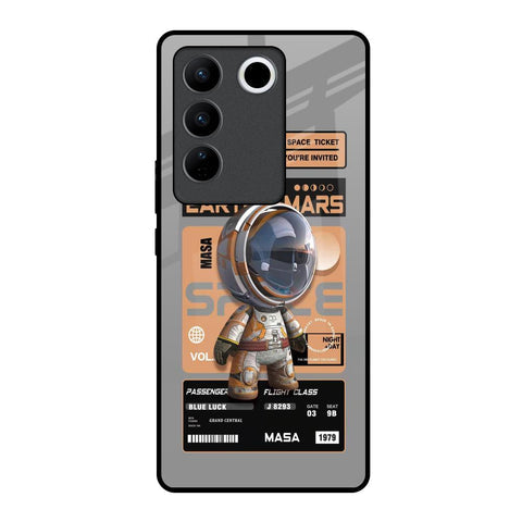 Space Ticket Glossy Case for Vivo V27 5G