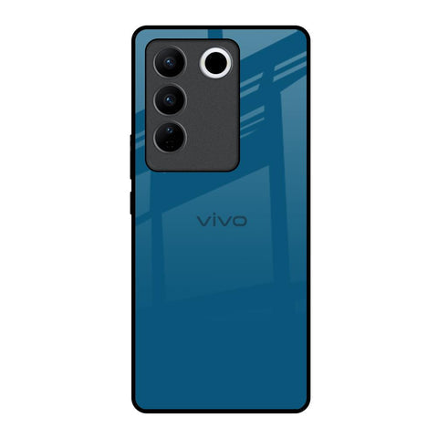Cobalt Blue Glossy Case for Vivo V27 5G