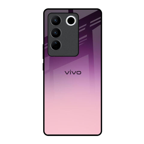 Purple Gradient Glossy case for Vivo V27 5G