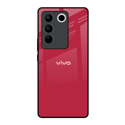 Solo Maroon Glossy case for Vivo V27 5G