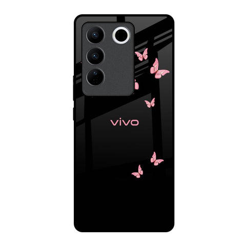 Fly Butterfly Glossy Case for Vivo V27 5G