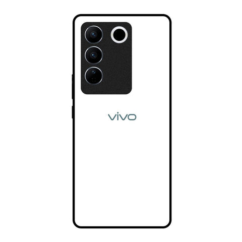 Arctic White Glossy Case for Vivo V27 5G