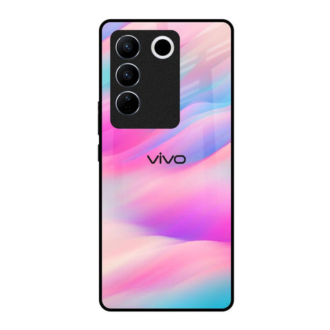 Colorful Waves Glossy case for Vivo V27 5G
