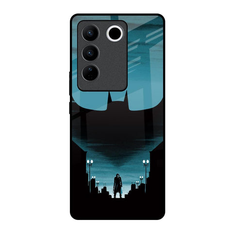 Cyan Bat Glossy Case for Vivo V27 Pro 5G