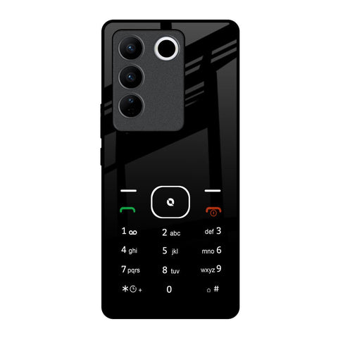 Classic Keypad Pattern Glossy Case for Vivo V27 Pro 5G