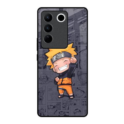 Orange Chubby Glossy Case for Vivo V27 Pro 5G