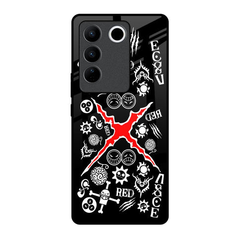 Red Zone Glossy Case for Vivo V27 Pro 5G