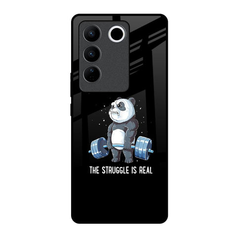 Real Struggle Glossy Case for Vivo V27 Pro 5G