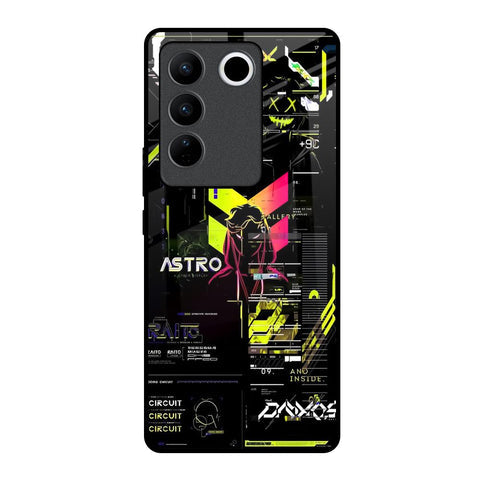 Astro Glitch Glossy Case for Vivo V27 Pro 5G