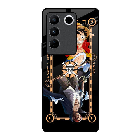 Shanks & Luffy Glossy Case for Vivo V27 Pro 5G