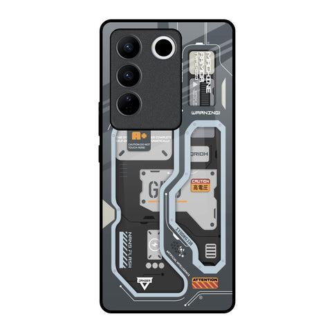 Retro Futuristic Glossy Case for Vivo V27 Pro 5G
