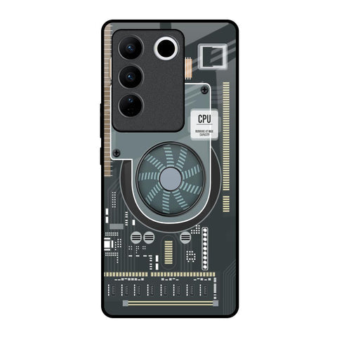 Motherboard Circuit Glossy Case for Vivo V27 Pro 5G