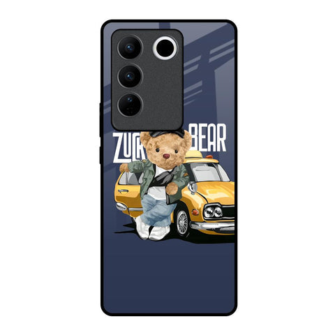 Adventurous Bear Glossy Case for Vivo V27 Pro 5G