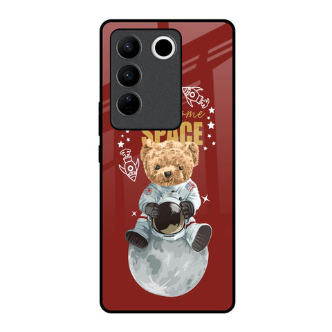 Astronaut Bear Glossy Case for Vivo V27 Pro 5G