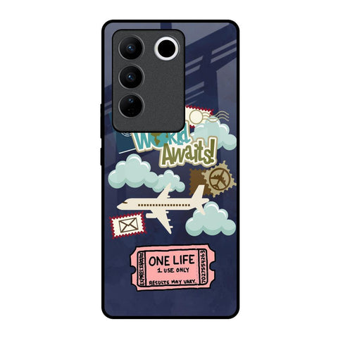 Tour The World Glossy Case For Vivo V27 Pro 5G