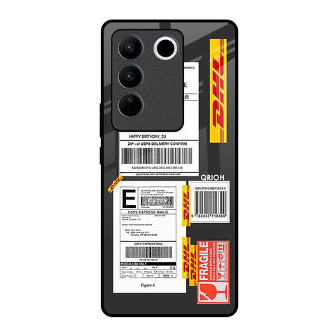 Cool Barcode Label Glossy Case For Vivo V27 Pro 5G
