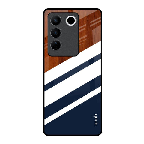 Bold Stripes Glossy Case for Vivo V27 Pro 5G