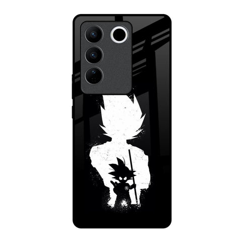 Monochrome Goku Glossy Case for Vivo V27 Pro 5G
