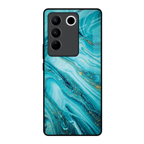 Ocean Marble Glossy Case for Vivo V27 Pro 5G