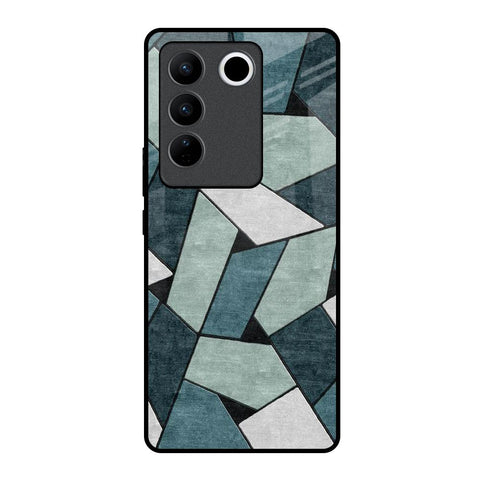 Abstact Tiles Glossy Case for Vivo V27 Pro 5G