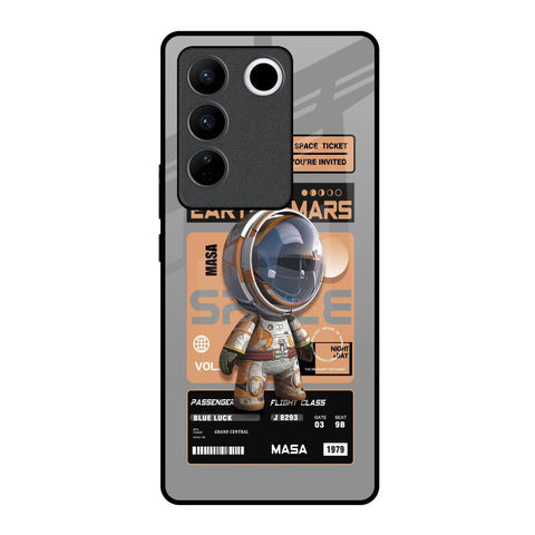 Space Ticket Glossy Case for Vivo V27 Pro 5G