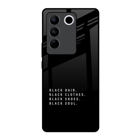 Black Soul Glossy Case for Vivo V27 Pro 5G