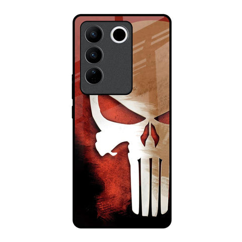 Red Skull Glossy Case for Vivo V27 Pro 5G