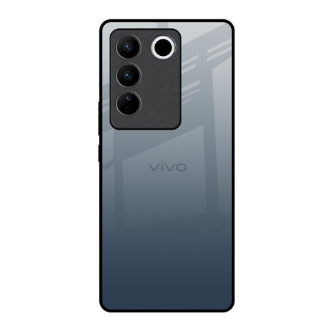 Smokey Grey Color Glossy Case For Vivo V27 Pro 5G