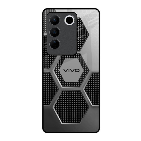 Hexagon Style Glossy Case For Vivo V27 Pro 5G
