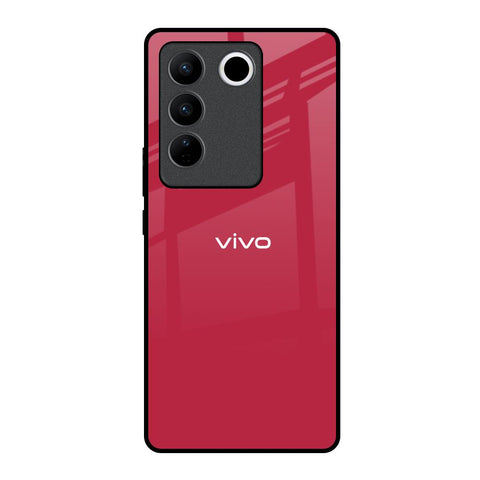 Solo Maroon Glossy case for Vivo V27 Pro 5G