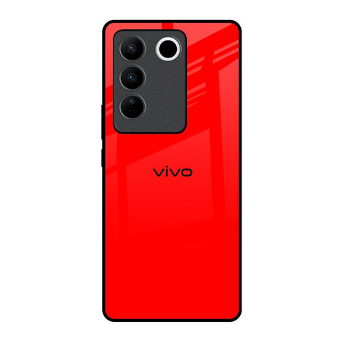 Blood Red Glossy Case for Vivo V27 Pro 5G
