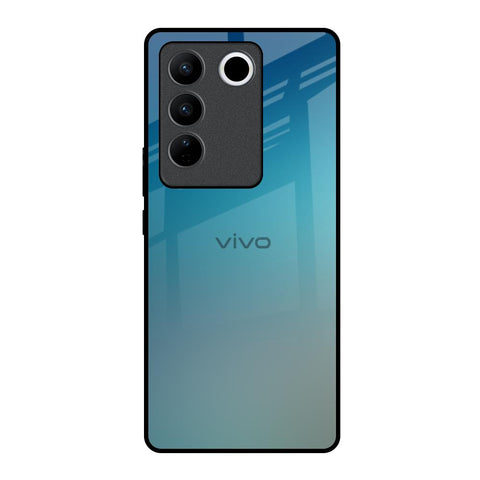 Sea Theme Gradient Glossy Case for Vivo V27 Pro 5G