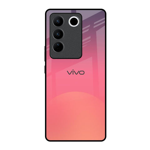 Sunset Orange Glossy Case for Vivo V27 Pro 5G