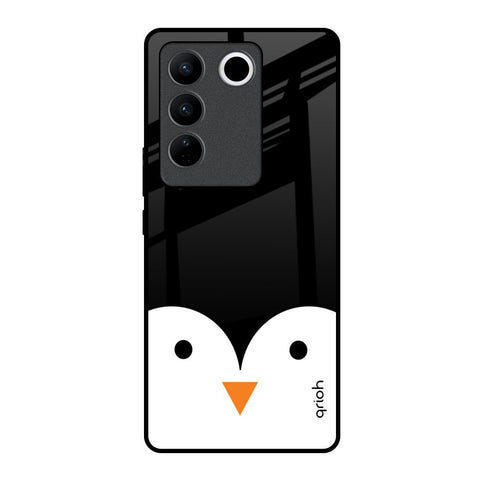 Cute Penguin Glossy Case for Vivo V27 Pro 5G