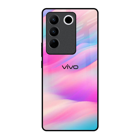 Colorful Waves Glossy case for Vivo V27 Pro 5G