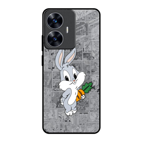 Cute Baby Bunny Glossy Case for Realme C55