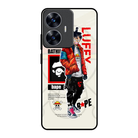 Bape Luffy Glossy Case for Realme C55
